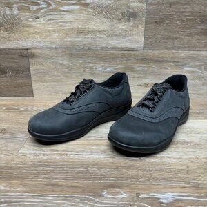 SAS Easy Walking Nero Leather Walking Shoe Women's Size 7.5